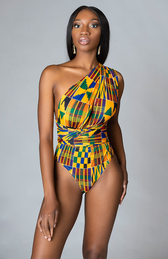 Laviye african print bodysuit