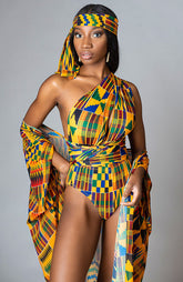 Laviye african print bodysuit
